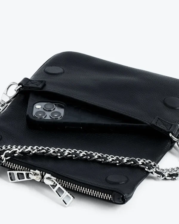 BOLSO ROCK NANO GRAINED LEATHER ZADIG & VOLTAIRE