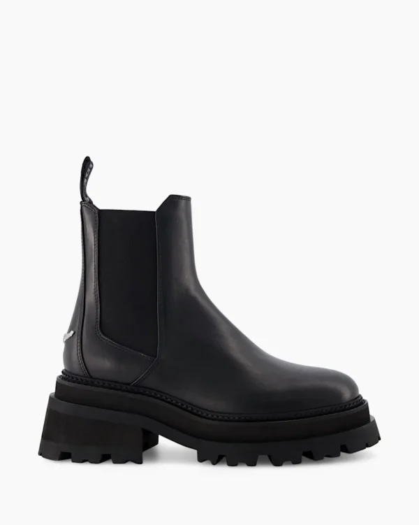 BOTAS RAVE SEMY-SHINY CALFSKIN ZADIG & VOLTAIRE