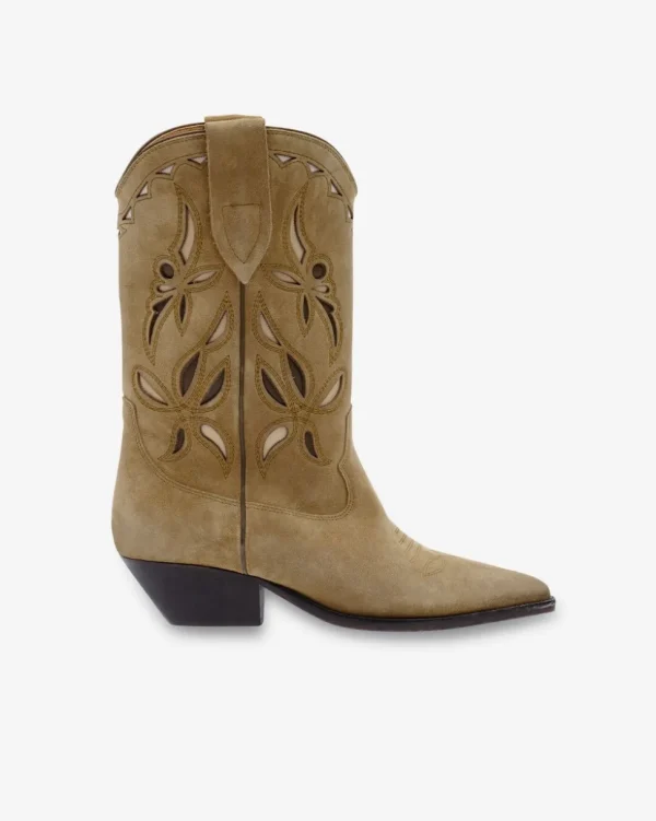 BOTAS TEJANAS DE ANTE DUERTO ISABEL MARANT