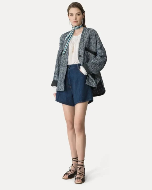CAMISA "PEARL SUITE"EMBROIDERY CO/SE VOILE BOHEMIAN SHIRT FORTE_FORTE