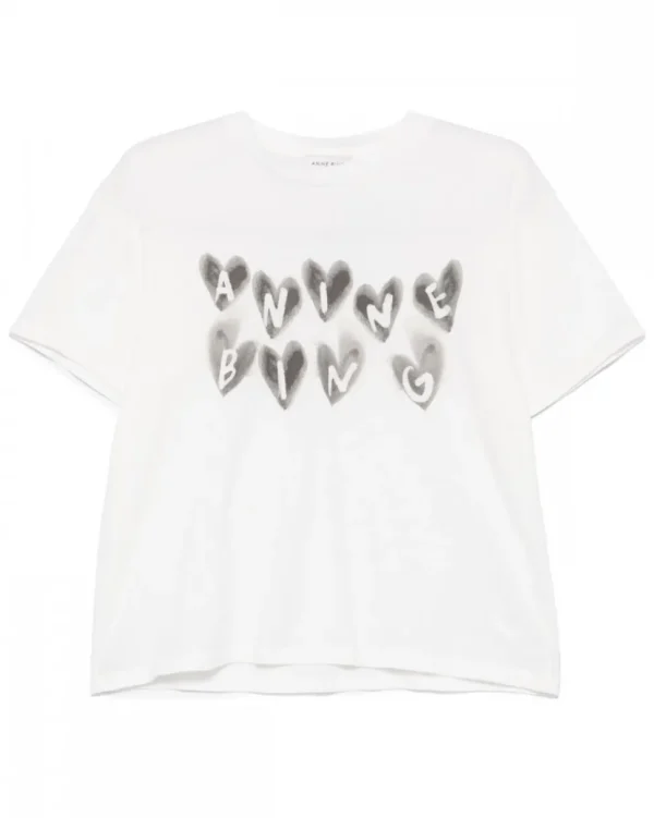 CAMISETA CADE HEARTS IVORY