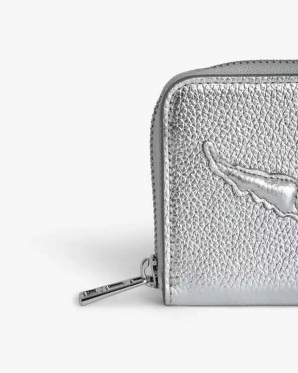 CARTERA MINI ZV METALLIC GRAINED ZADIG & VOLTAIRE