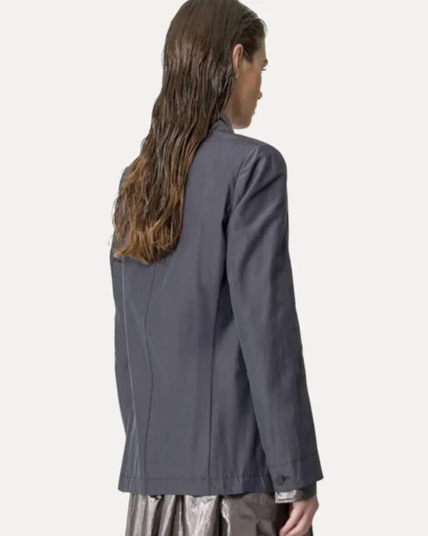 CHAQUETA BOXY DE TAFETÁN CHIC FORTE_FORTE