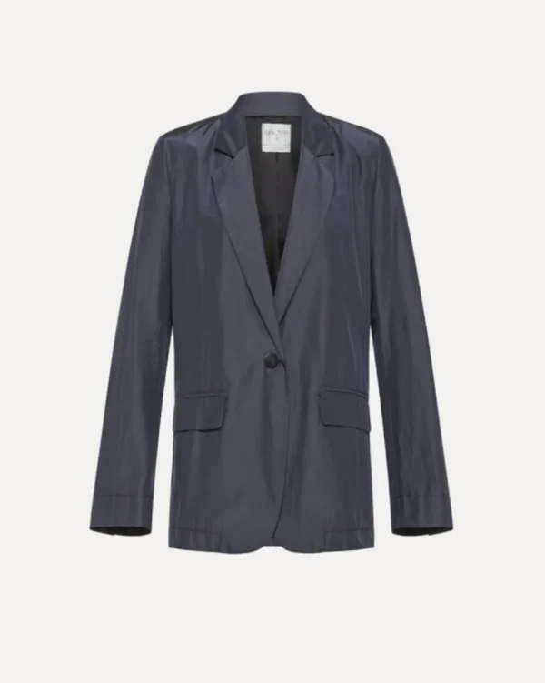 CHAQUETA BOXY DE TAFETÁN CHIC FORTE_FORTE