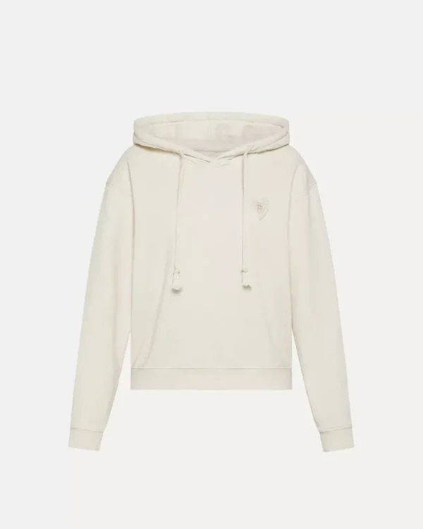 ESSENTIAL DIAGONAL COTTON HOODIE SWEATSHIRT FORTE_FORTE
