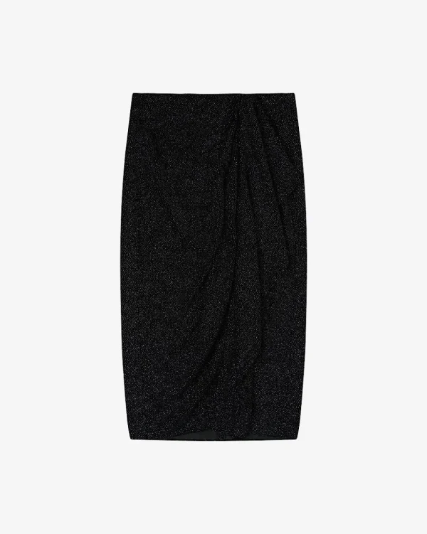 FALDA MIDI DE TERCIOPELO ALYSSA MARANT ÉTOILE