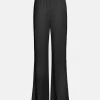 PANTALONES ACAMPANADOS EN CREPÉ ELÁSTICO CADY FORTE_FORTE