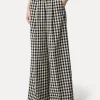 PANTALONES COTTON GINGHAM WIDE LEG FORTE_FORTE