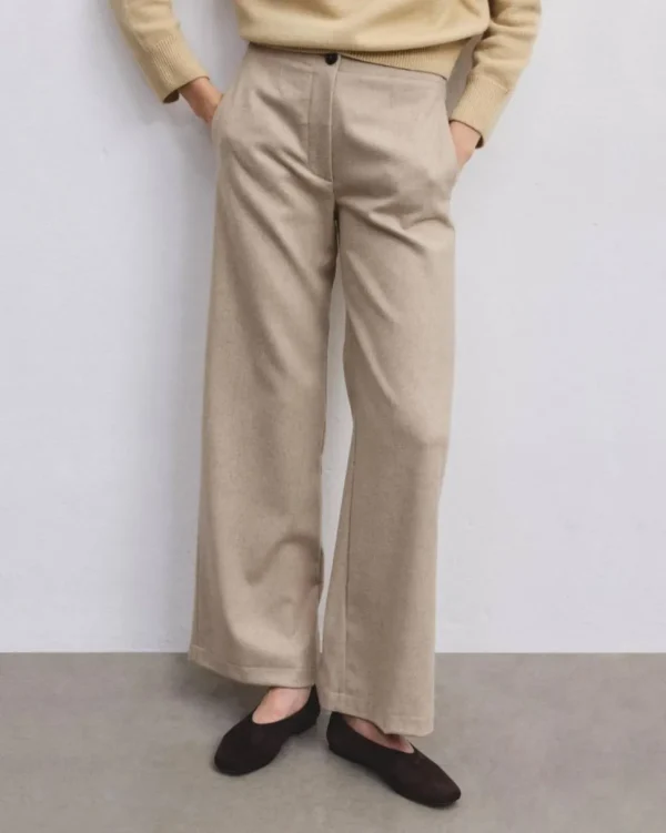PANTALONES ICÓNICOS DE FRANELA POMANDÈRE