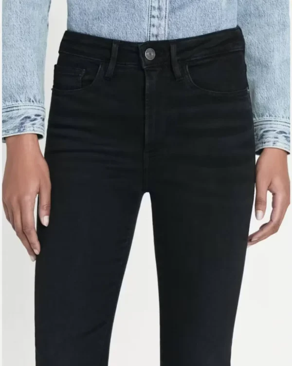 PANTALONES LE CROP MINI BOOT RAW FRAY FRAME