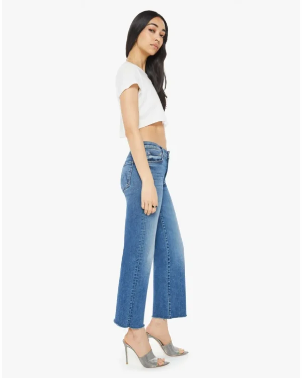 PANTALONES MID RISE RAMBLER ZIP ANKLE MOTHER