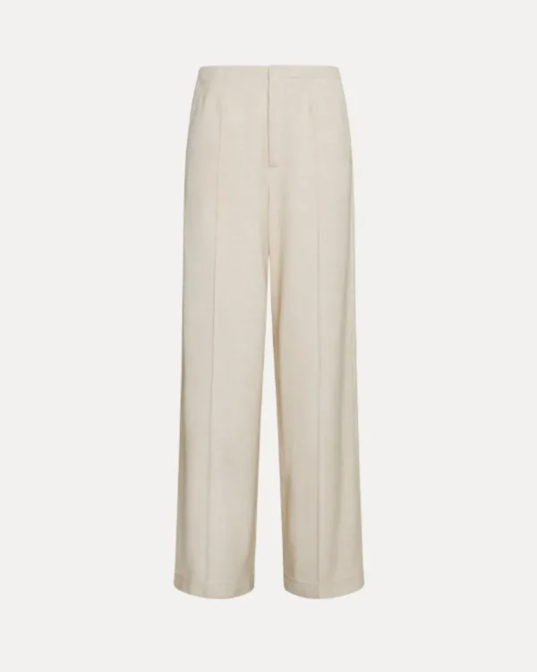 PANTALONES VISCOSE WOOL SLUB FLAT FRONT PANTS FORTE_FORTE
