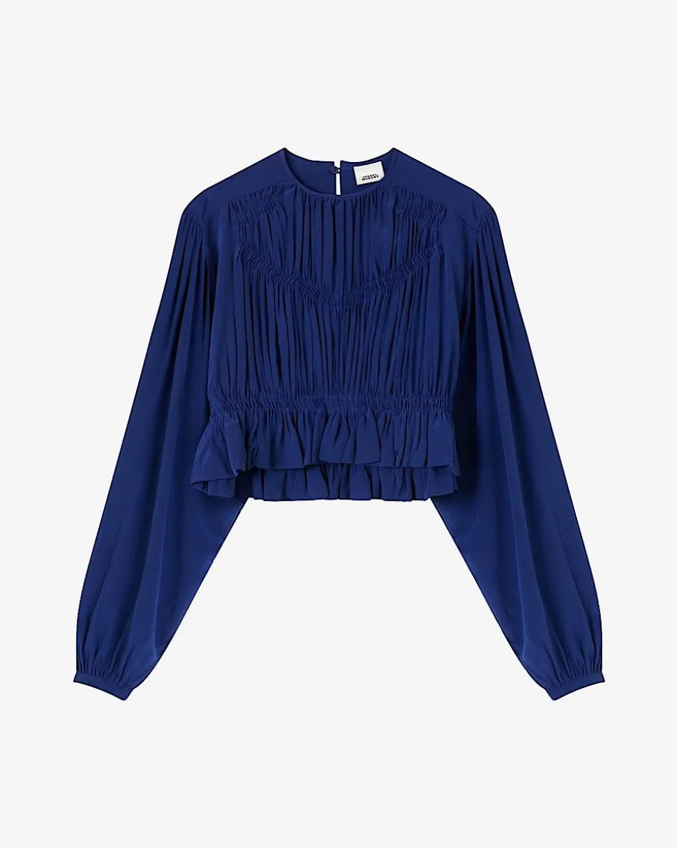 TOP TIPO CROP DE SEDA NELINO ISABEL MARANT