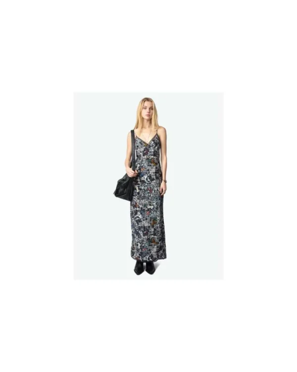 VESTIDO RAMELIL SOFT BUTTERFLIES ZADIG & VOLTAIRE